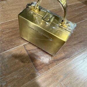 Brandon Blackwood Gold Mini Bag